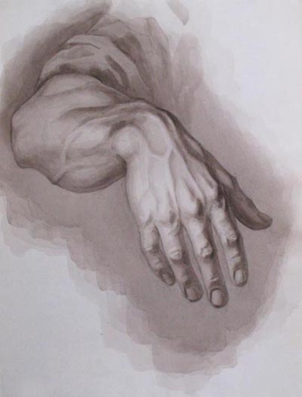 Рука кисть академический рисунок - 97 фото